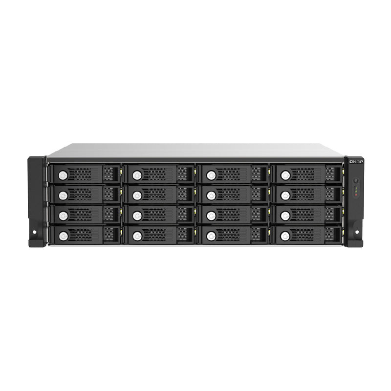 QNAP TL-R1620Sep-RP 16 Bay Enterprise-grade SAS 12Gb/s storage expansion supporting multipath routing and daisy chaining