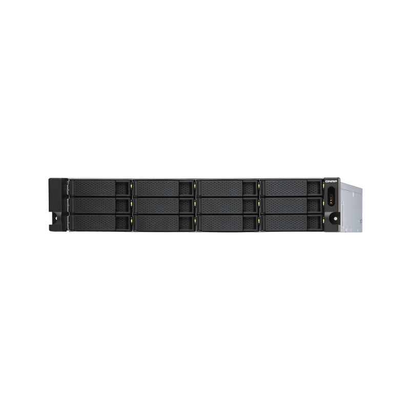 QNAP TL-R1200S-RP 12 Bay High-performance rackmount SATA 6GB/s JBOD storage enclosure, with redundant power supply
