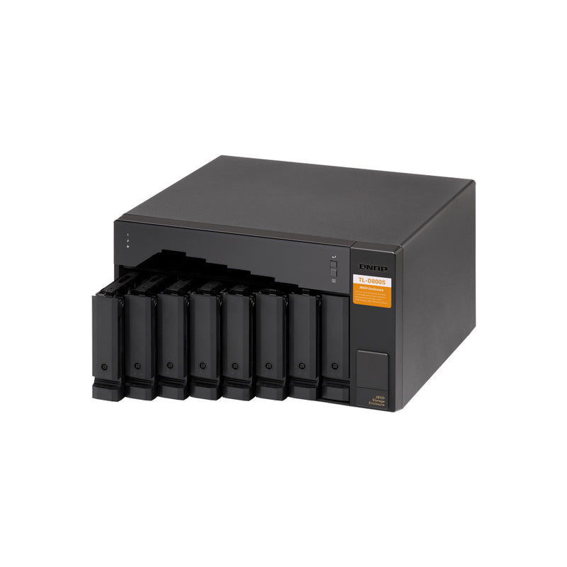 QNAP TL-D800S 8 Bay High-performance desktop SATA 6Gbps JBOD storage enclosure