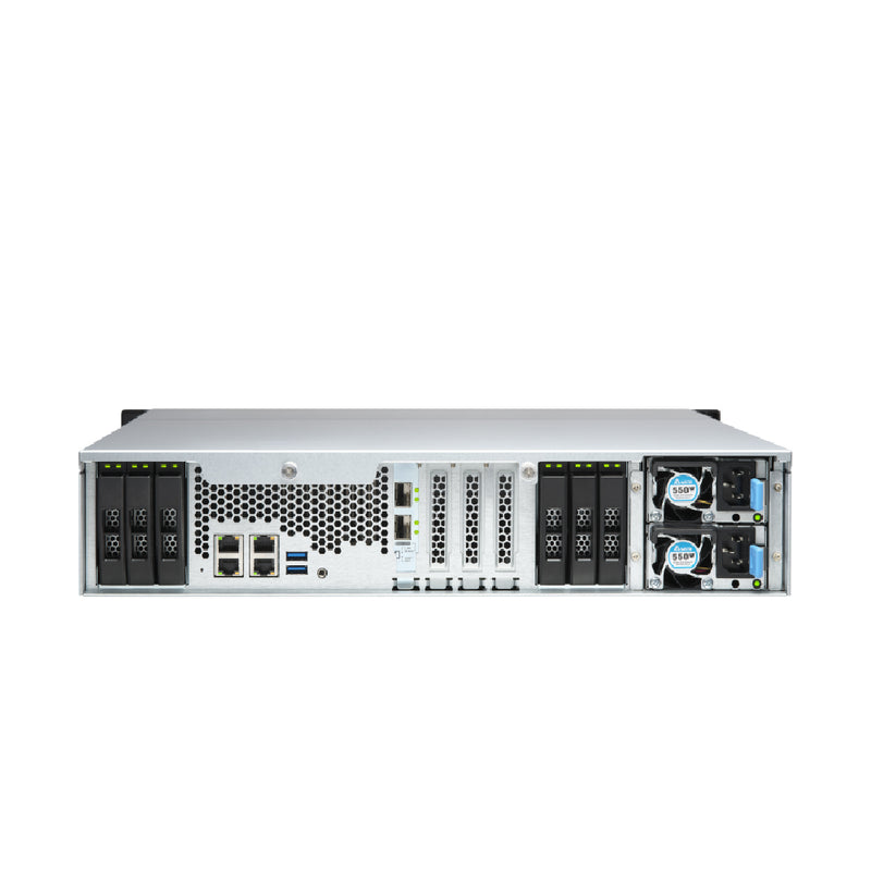 QNAP TS-h1886XU-RP-R2-D1622-32G 18 Bay 2U rackmount NAS with Intel® Xeon® D-1622 quad-core processor