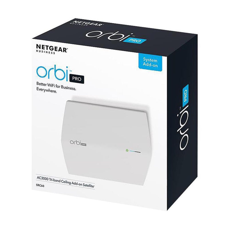 NETGEAR Orbi Pro SRC60 Tri-Band Mesh WiFi Add-on Ceiling Satellite - AC3000