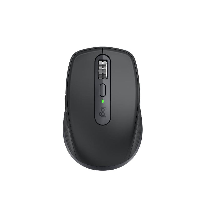Logitech MX Anywhere 3 Compact Performance Mouse, Wireless, Comfort, Fast Scrolling, Any Surface, Portable, 4000DPI, Customizable Buttons, USB-C, Bluetooth, Apple Mac, iPad, Windows PC, Linux, Chrome(Graphite)