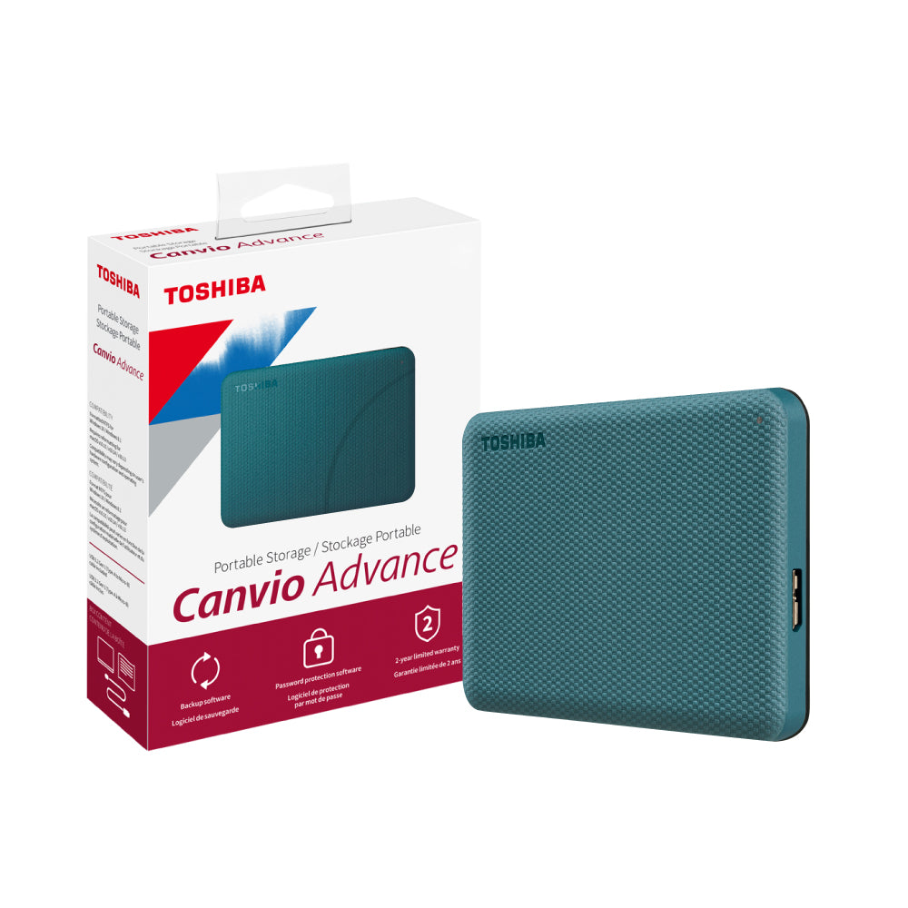 TOSHIBA 1TB Canvio Advance Portable External Hard Drive USB 3.0 HDD Model HDT...